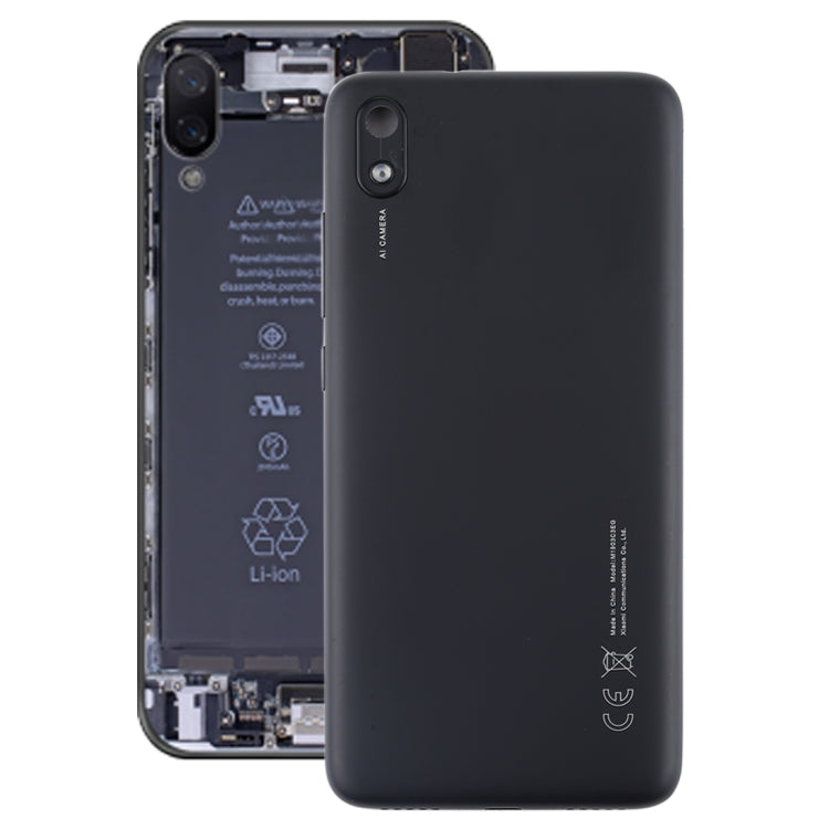 Battery Back Cover for Xiaomi Redmi 7A(Black) - Back Cover by PMC TechLife | Online Shopping South Africa | PMC TechLife | Buy Now Pay Later Mobicred