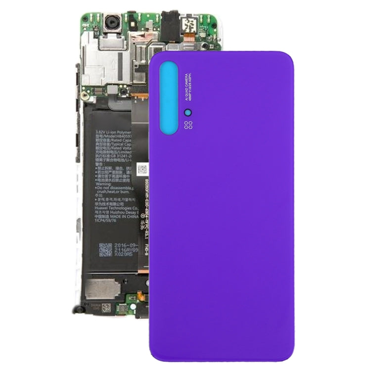 Battery Back Cover for Huawei Nova 5(Purple) - Back Cover by PMc TechLife | Online Shopping South Africa | PMc TechLife | Buy Now Pay Later Mobicred