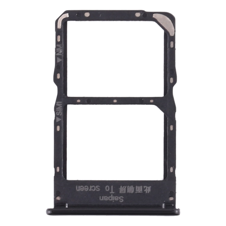 SIM Card Tray + NM Card Tray for Huawei Mate 30 Lite (Black) - Card Socket by PMc TechLife | Online Shopping South Africa | PMc TechLife | Buy Now Pay Later Mobicred