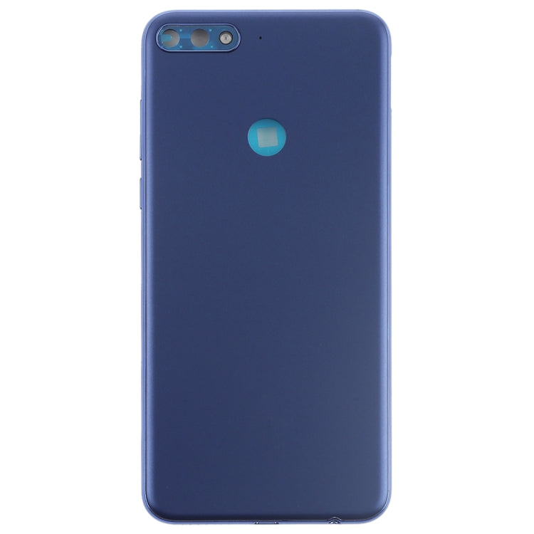 Back Cover with Side Keys for Huawei Y7 (2018)(Blue) - Back Cover by PMC TechLife | Online Shopping South Africa | PMC TechLife | Buy Now Pay Later Mobicred