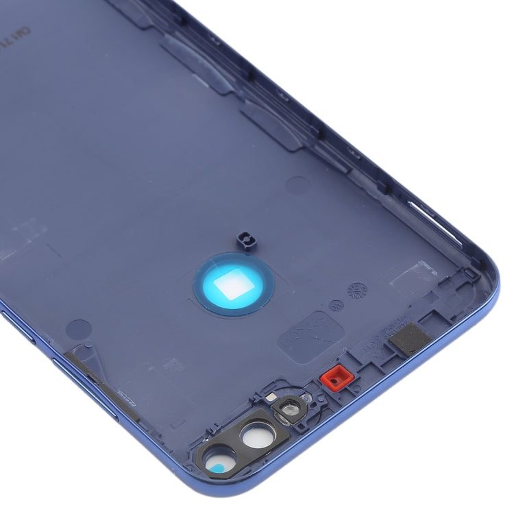 Back Cover with Side Keys for Huawei Y7 (2018)(Blue) - Back Cover by PMC TechLife | Online Shopping South Africa | PMC TechLife | Buy Now Pay Later Mobicred