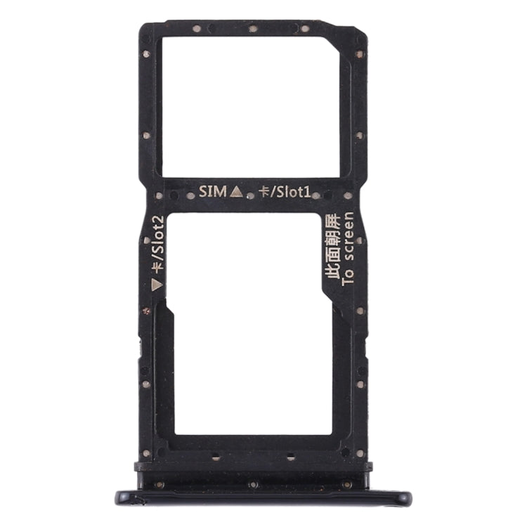 SIM Card Tray + SIM Card Tray / Micro SD Card Tray for Huawei P Smart Z / Y9 Prime (2019) (Black) - Card Socket by PMc TechLife | Online Shopping South Africa | PMc TechLife | Buy Now Pay Later Mobicred