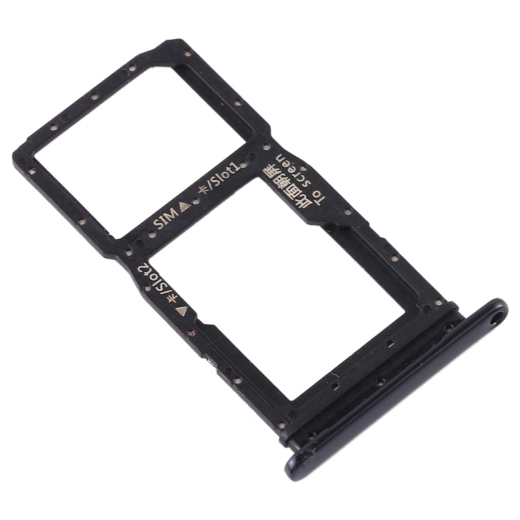 SIM Card Tray + SIM Card Tray / Micro SD Card Tray for Huawei P Smart Z / Y9 Prime (2019) (Black) - Card Socket by PMc TechLife | Online Shopping South Africa | PMc TechLife | Buy Now Pay Later Mobicred