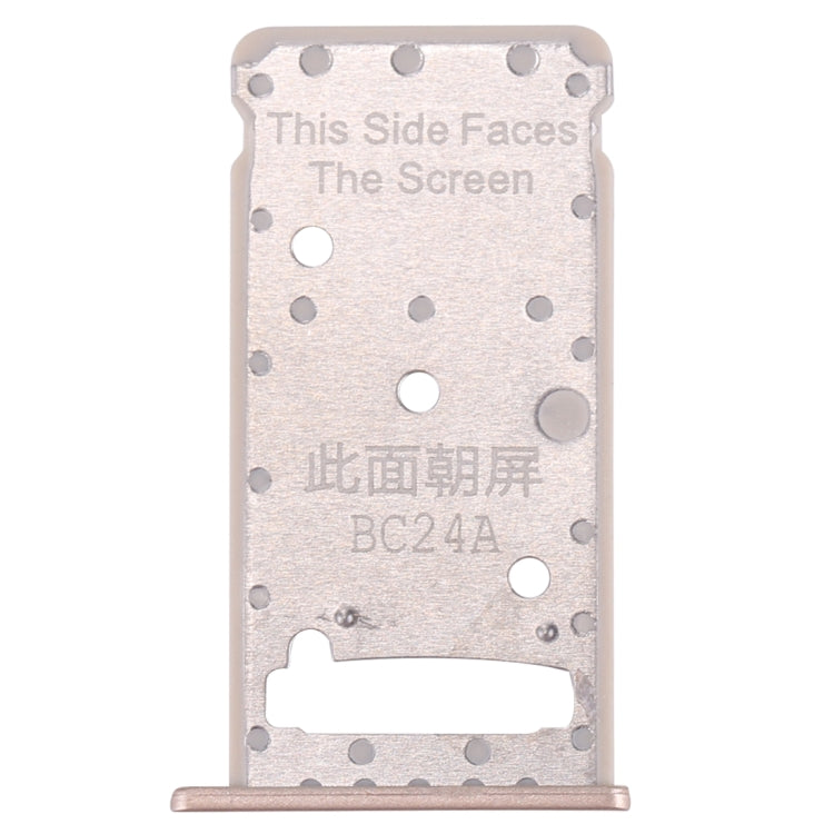 For Huawei Enjoy 7 Plus / Y7 Prime SIM Card Tray & SIM / Micro SD Card Tray(Gold) - Card Socket by PMc TechLife | Online Shopping South Africa | PMc TechLife | Buy Now Pay Later Mobicred