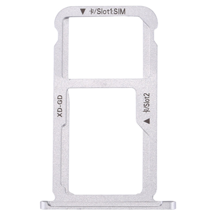 For Huawei Honor 6X / GR5 2017 SIM Card Tray & SIM / Micro SD Card Tray(Silver) - Card Socket by PMc TechLife | Online Shopping South Africa | PMc TechLife | Buy Now Pay Later Mobicred