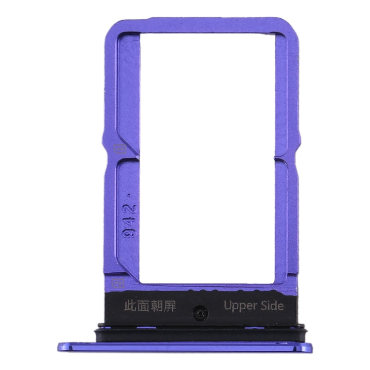 For vivo S5 SIM Card Tray + SIM Card Tray (Blue) - Card Socket by PMc TechLife | Online Shopping South Africa | PMc TechLife | Buy Now Pay Later Mobicred