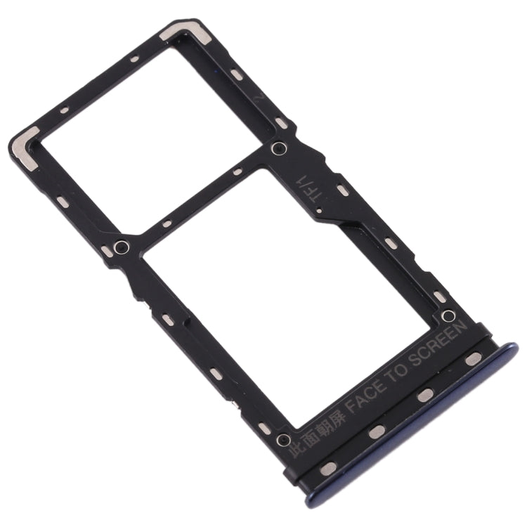 SIM Card Tray + SIM Card Tray / Micro SD Card Tray for Xiaomi Mi CC9e / Mi A3(Black) - Card Tray by PMc TechLife | Online Shopping South Africa | PMc TechLife | Buy Now Pay Later Mobicred