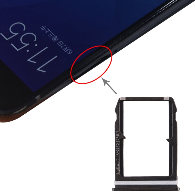 SIM Card Tray + SIM Card Tray for Xiaomi Mi 6(Black) - Card Tray by PMc TechLife | Online Shopping South Africa | PMc TechLife | Buy Now Pay Later Mobicred