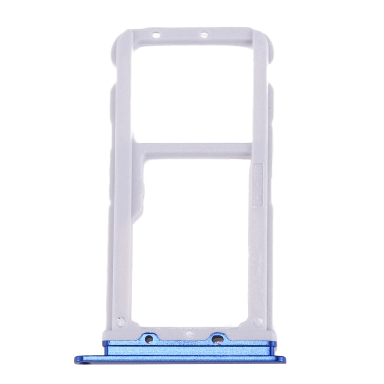 For Huawei Honor 9 SIM Card Tray & SIM / Micro SD Card Tray(Blue) - Card Socket by PMc TechLife | Online Shopping South Africa | PMc TechLife | Buy Now Pay Later Mobicred