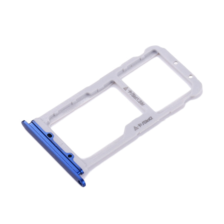 For Huawei Honor 9 SIM Card Tray & SIM / Micro SD Card Tray(Blue) - Card Socket by PMc TechLife | Online Shopping South Africa | PMc TechLife | Buy Now Pay Later Mobicred