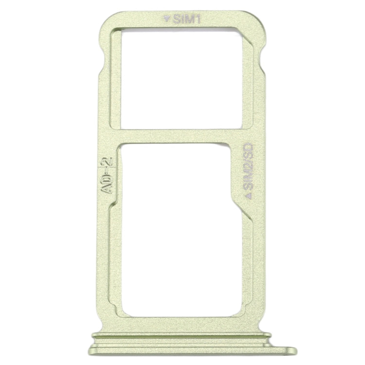 For Huawei P10 Plus SIM Card Tray & SIM / Micro SD Card Tray(Green) - Card Socket by PMc TechLife | Online Shopping South Africa | PMc TechLife | Buy Now Pay Later Mobicred