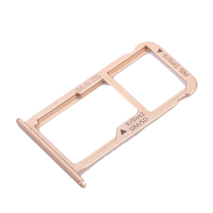For Huawei Mate 9 SIM Card Tray & SIM / Micro SD Card Tray(Gold) - Card Socket by PMc TechLife | Online Shopping South Africa | PMc TechLife | Buy Now Pay Later Mobicred