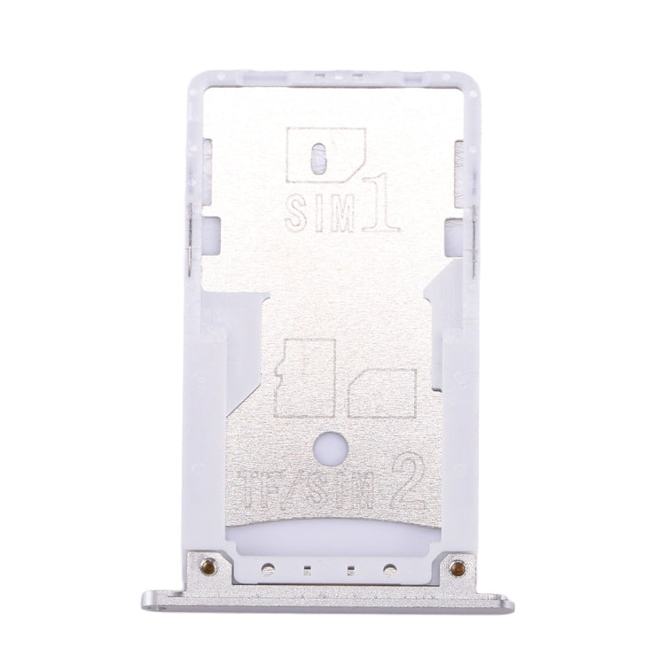 For Xiaomi Redmi Pro SIM & SIM / TF Card Tray(Silver) - Card Tray by PMc TechLife | Online Shopping South Africa | PMc TechLife | Buy Now Pay Later Mobicred