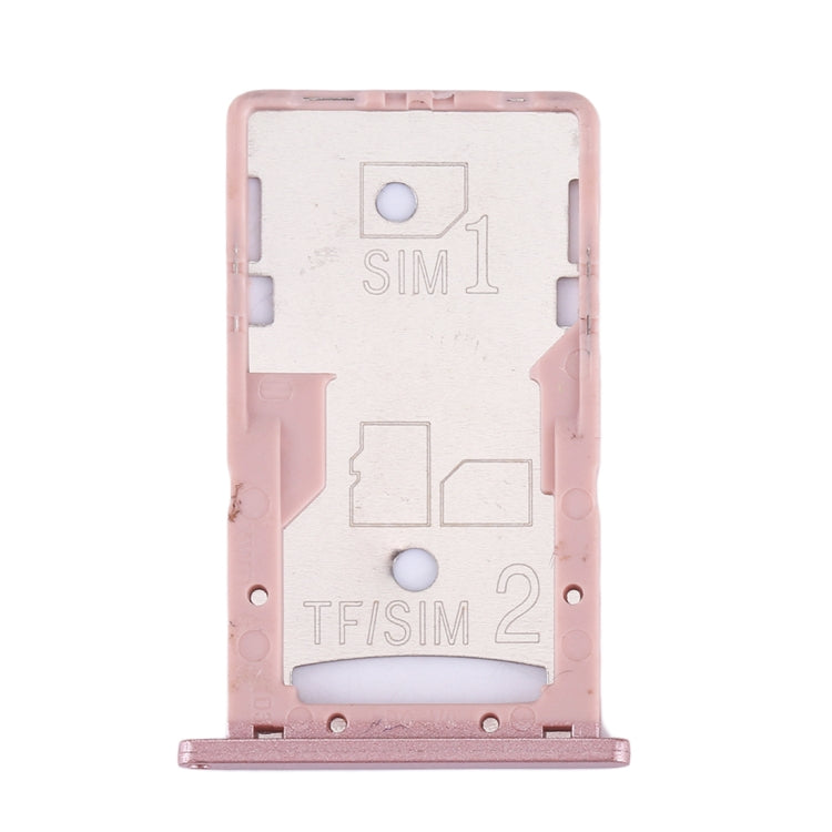 For Xiaomi Redmi 4A SIM & SIM / TF Card Tray(Rose Gold) - Card Tray by PMc TechLife | Online Shopping South Africa | PMc TechLife | Buy Now Pay Later Mobicred