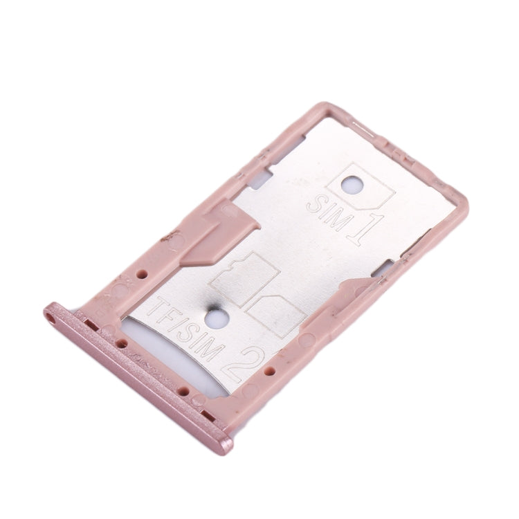 For Xiaomi Redmi 4A SIM & SIM / TF Card Tray(Rose Gold) - Card Tray by PMc TechLife | Online Shopping South Africa | PMc TechLife | Buy Now Pay Later Mobicred