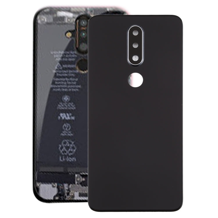 Battery Back Cover with Camera Lens for Nokia X6 (2018) / 6.1 Plus TA-1099 TA-1103(Black) - Back Cover by PMC TechLife | Online Shopping South Africa | PMC TechLife | Buy Now Pay Later Mobicred