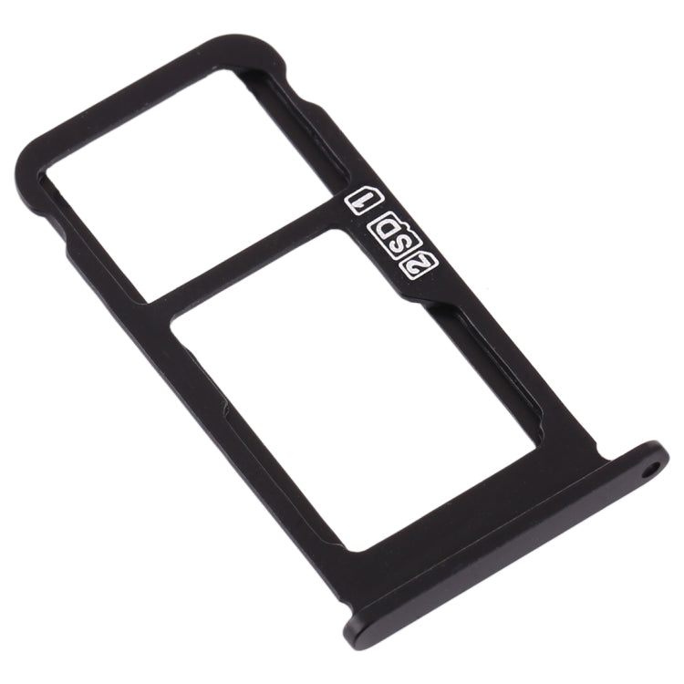 SIM Card Tray + SIM Card Tray / Micro SD Card Tray for Nokia 7.1 / TA-1100 TA-1096 TA-1095 TA-1085 TA-1097 (Black) - free shipping - PMc TechLife - Order now!