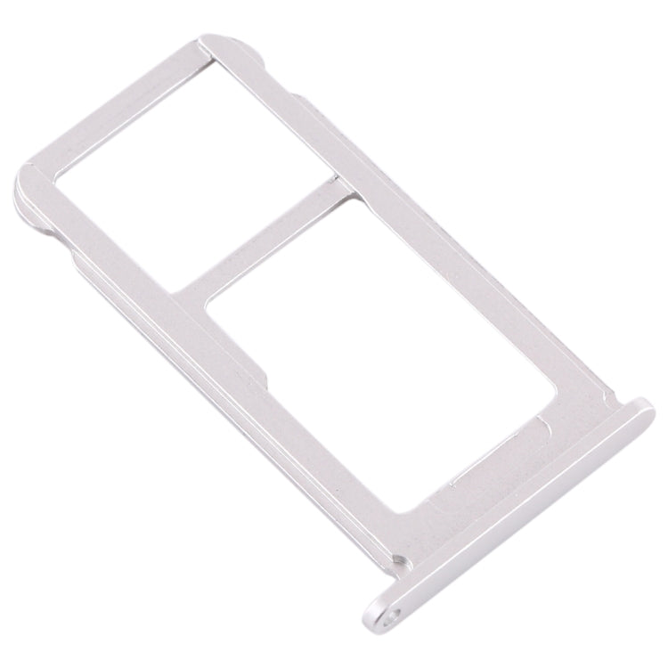 SIM Card Tray + SIM Card Tray / Micro SD Card Tray for Nokia 7.1 / TA-1100 TA-1096 TA-1095 TA-1085 TA-1097 (Silver) - Card Tray by PMc TechLife | Online Shopping South Africa | PMc TechLife | Buy Now Pay Later Mobicred