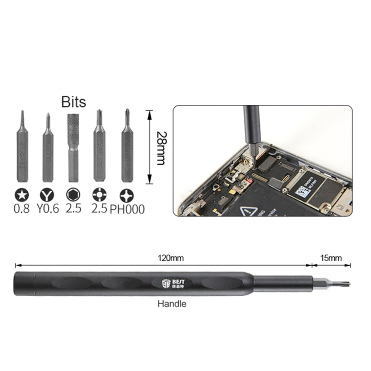 BEST BST-500 12 in 1 Multifunctional Precision And Convenient Quick Disassembly Tool Kit For iPhone - Tool Kits by BEST | Online Shopping South Africa | PMC TechLife | Buy Now Pay Later Mobicred