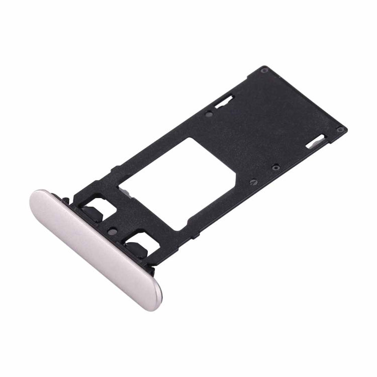 for Sony Xperia XZs (Single SIM Version) SIM & Micro SD Card Tray(Silver) - Card Tray by PMc TechLife | Online Shopping South Africa | PMc TechLife | Buy Now Pay Later Mobicred