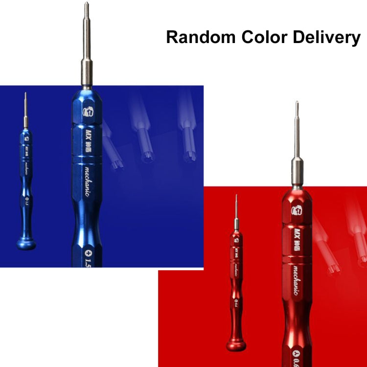 MECHANIC MX 3D 0.8 Five Star Screwdriver Precision Phone Dismantling Tool, Random Color Delivery - Screwdriver by MECHANIC | Online Shopping South Africa | PMC TechLife | Buy Now Pay Later Mobicred