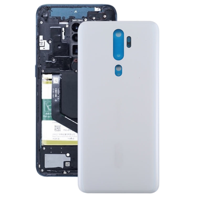 For OPPO A11 Back Cover (White) - Back Cover by PMC TechLife | Online Shopping South Africa | PMC TechLife | Buy Now Pay Later Mobicred