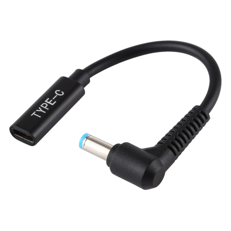 DP 5.5 x 1.7mm to Type-C Female Power Adapter Charger Cable (Black) - Universal Power Adapter by PMC TechLife | Online Shopping South Africa | PMC TechLife | Buy Now Pay Later Mobicred