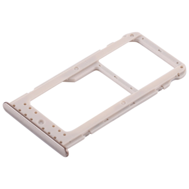 SIM Card Tray + SIM Card Tray / Micro SD Card Tray for Huawei Honor V9 Play (Gold) - Card Socket by PMc TechLife | Online Shopping South Africa | PMc TechLife | Buy Now Pay Later Mobicred