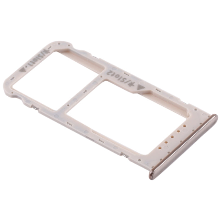 SIM Card Tray + SIM Card Tray / Micro SD Card Tray for Huawei Honor V9 Play (Gold) - Card Socket by PMc TechLife | Online Shopping South Africa | PMc TechLife | Buy Now Pay Later Mobicred