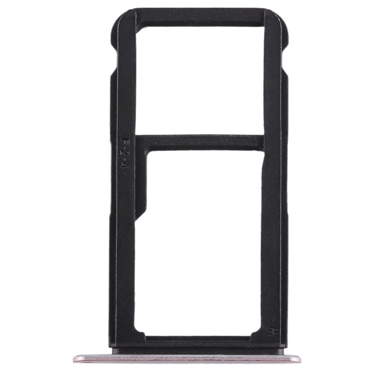 SIM Card Tray + SIM Card Tray / Micro SD Card Tray for Huawei Nova Lite (Pink) - Card Socket by PMc TechLife | Online Shopping South Africa | PMc TechLife | Buy Now Pay Later Mobicred