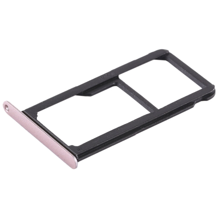 SIM Card Tray + SIM Card Tray / Micro SD Card Tray for Huawei Nova Lite (Pink) - Card Socket by PMc TechLife | Online Shopping South Africa | PMc TechLife | Buy Now Pay Later Mobicred
