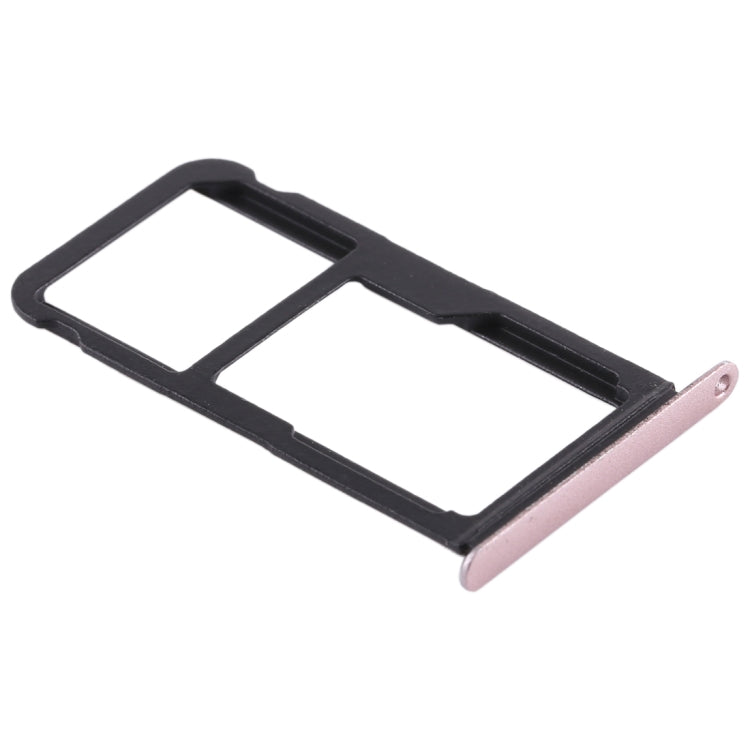 SIM Card Tray + SIM Card Tray / Micro SD Card Tray for Huawei Nova Lite (Pink) - Card Socket by PMc TechLife | Online Shopping South Africa | PMc TechLife | Buy Now Pay Later Mobicred