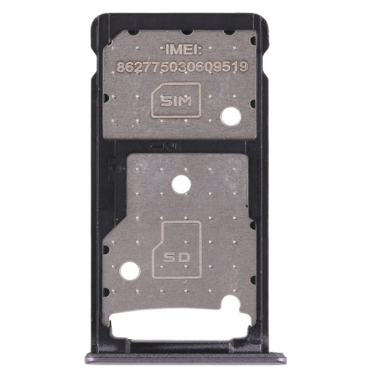 SIM Card Tray + SIM Card Tray / Micro SD Card Tray for Huawei Honor 5c (Grey) - Card Socket by PMc TechLife | Online Shopping South Africa | PMc TechLife | Buy Now Pay Later Mobicred
