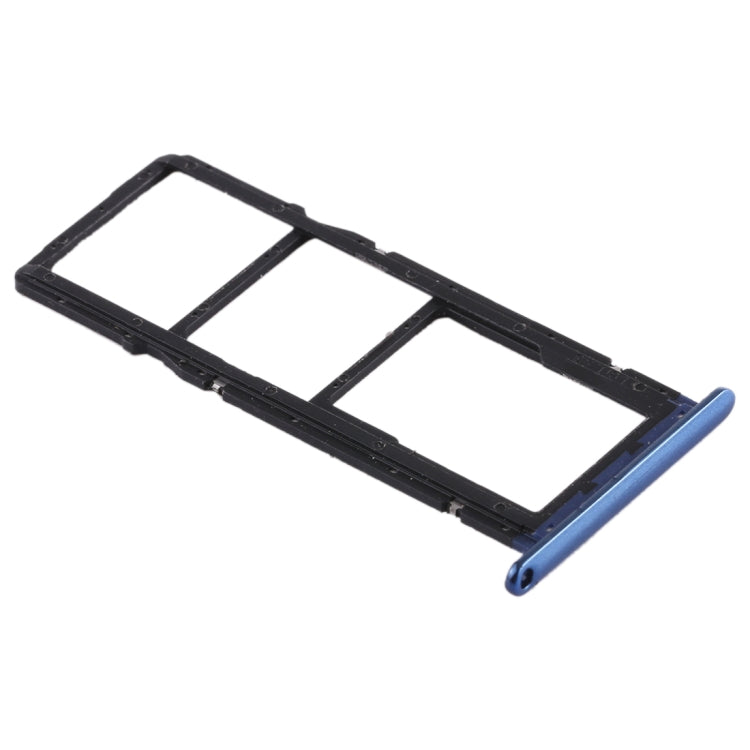 SIM Card Tray + SIM Card Tray + Micro SD Card for Huawei Honor 7A (Blue) - Card Socket by PMc TechLife | Online Shopping South Africa | PMc TechLife | Buy Now Pay Later Mobicred