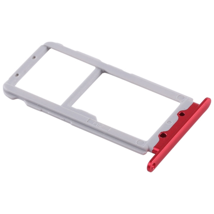 2 SIM Card Tray / Micro SD Card Tray for Huawei Nova 2s(Red) - Card Socket by PMc TechLife | Online Shopping South Africa | PMc TechLife | Buy Now Pay Later Mobicred
