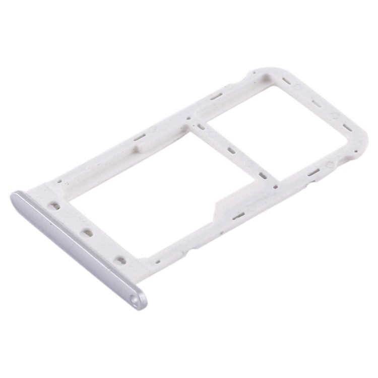 SIM Card Tray + SIM Card Tray / Micro SD Card for Huawei Enjoy 7 (Silver) - free shipping - PMc TechLife - Order now!