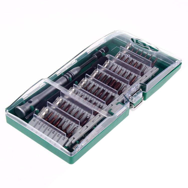 60 in 1 S2 Tool Steel Precision Screwdriver Nutdriver Bit Repair Tools Kit(Green) - Screwdriver Set by PMC TechLife | Online Shopping South Africa | PMC TechLife | Buy Now Pay Later Mobicred