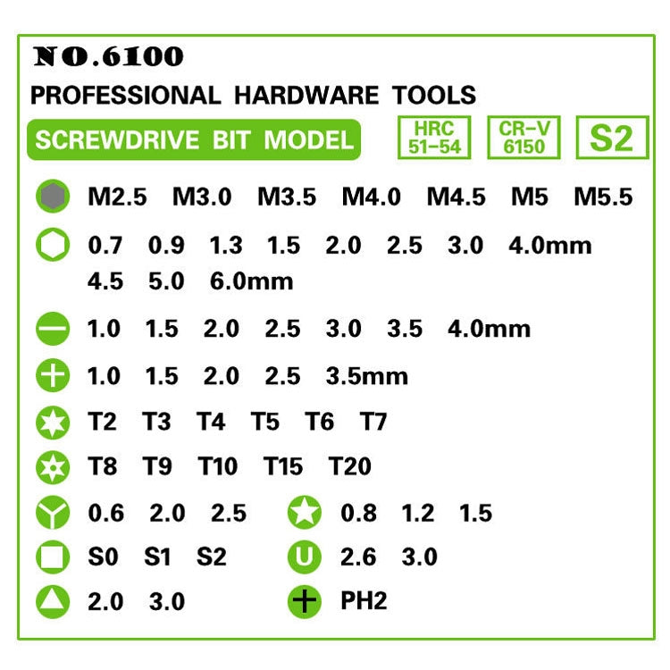 60 in 1 S2 Tool Steel Precision Screwdriver Nutdriver Bit Repair Tools Kit(Green) - Screwdriver Set by PMC TechLife | Online Shopping South Africa | PMC TechLife | Buy Now Pay Later Mobicred