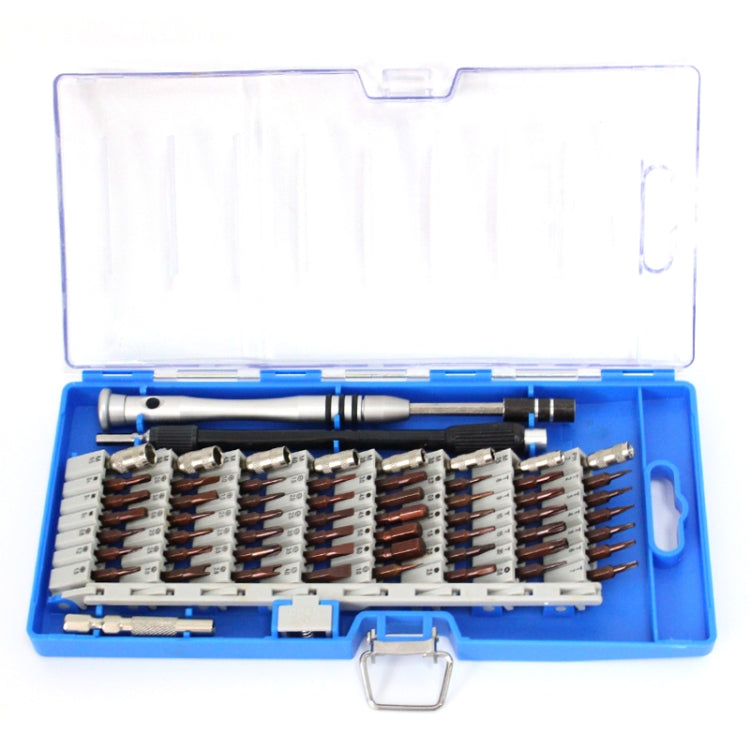 60 in 1 S2 Tool Steel Precision Screwdriver Nutdriver Bit Repair Tools Kit(Blue) - Screwdriver Set by PMC TechLife | Online Shopping South Africa | PMC TechLife | Buy Now Pay Later Mobicred