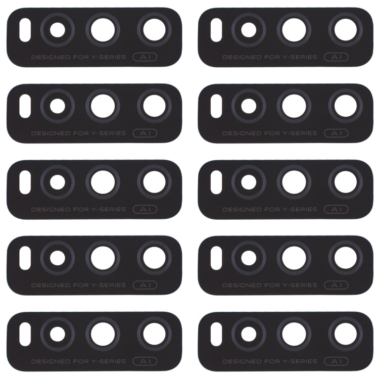 For Vivo Y70s 10pcs Back Camera Lens - Camera Parts by PMc TechLife | Online Shopping South Africa | PMc TechLife | Buy Now Pay Later Mobicred