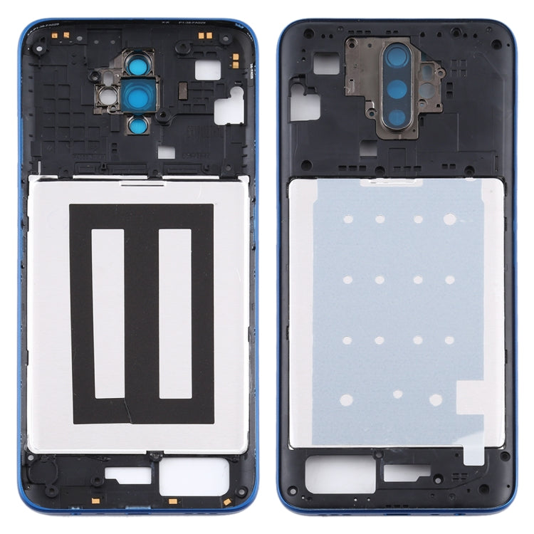 For OPPO A11X / A9(2020) Middle Frame Bezel Plate (Blue) - Frame Bezel Plate by PMC TechLife | Online Shopping South Africa | PMC TechLife | Buy Now Pay Later Mobicred