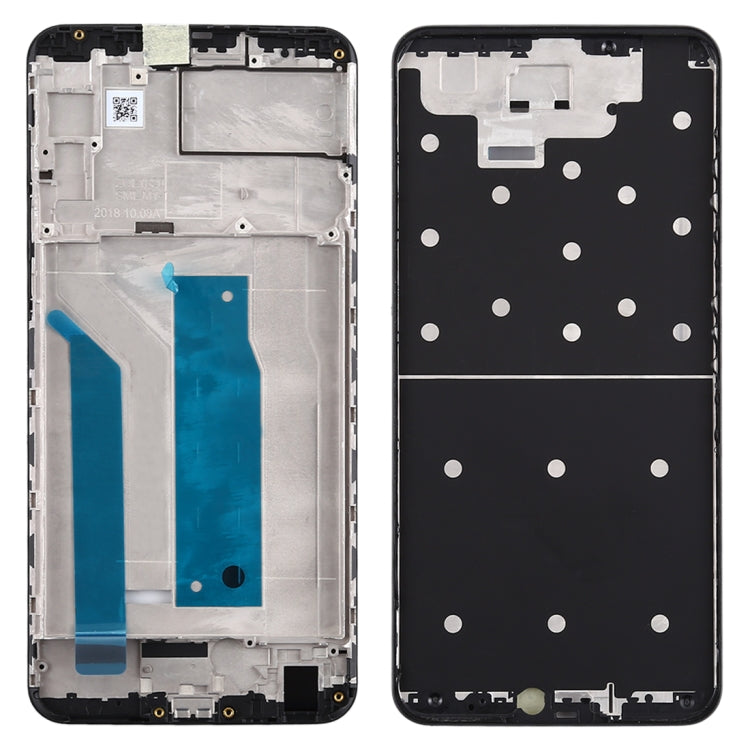 Middle Frame Bezel Plate for Asus Zenfone Max Pro (M2) ZB631KL(Black) - Frame Bezel Plate by PMC TechLife | Online Shopping South Africa | PMC TechLife | Buy Now Pay Later Mobicred