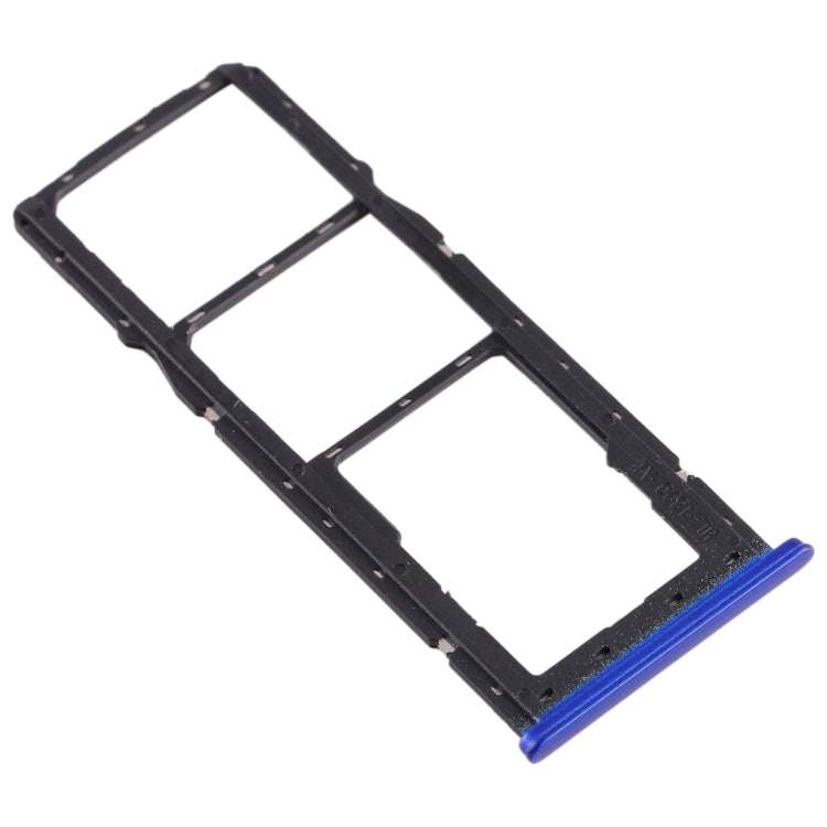 For Realme 2 SIM Card Tray + SIM Card Tray + Micro SD Card Tray (Blue) - Card Socket by PMc TechLife | Online Shopping South Africa | PMc TechLife | Buy Now Pay Later Mobicred