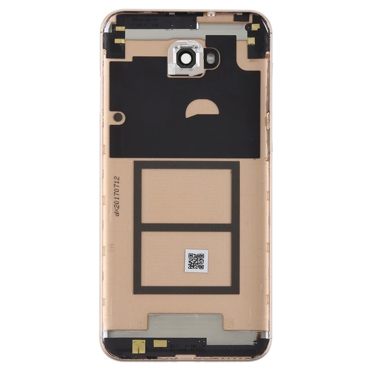 Back Cover with Side Keys & Camera Lens for Asus ZenFone 4 Selfie ZD553KL(Gold) - Back Cover by PMC TechLife | Online Shopping South Africa | PMC TechLife | Buy Now Pay Later Mobicred