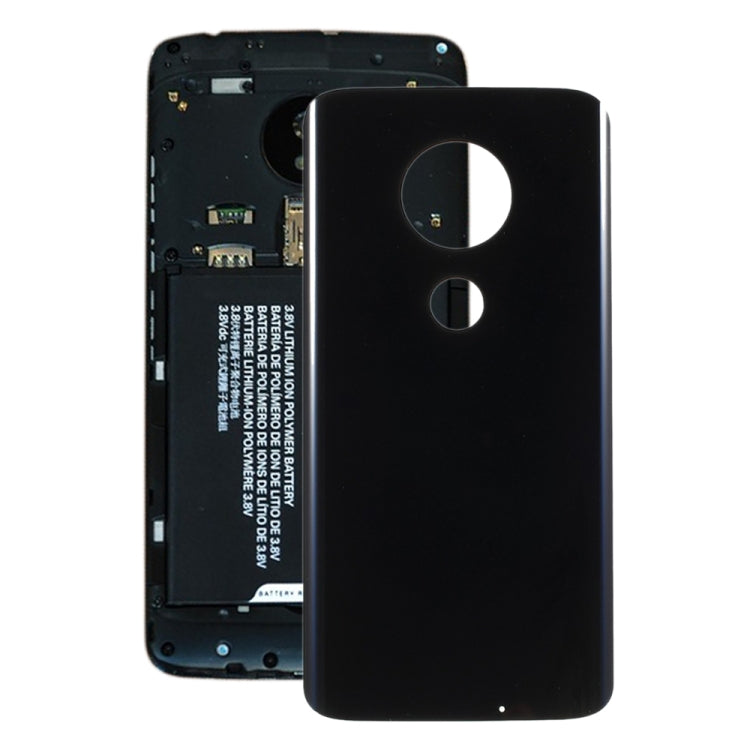 Battery Back Cover for Motorola Moto G7 Plus(Black) - Back Cover by PMC TechLife | Online Shopping South Africa | PMC TechLife | Buy Now Pay Later Mobicred