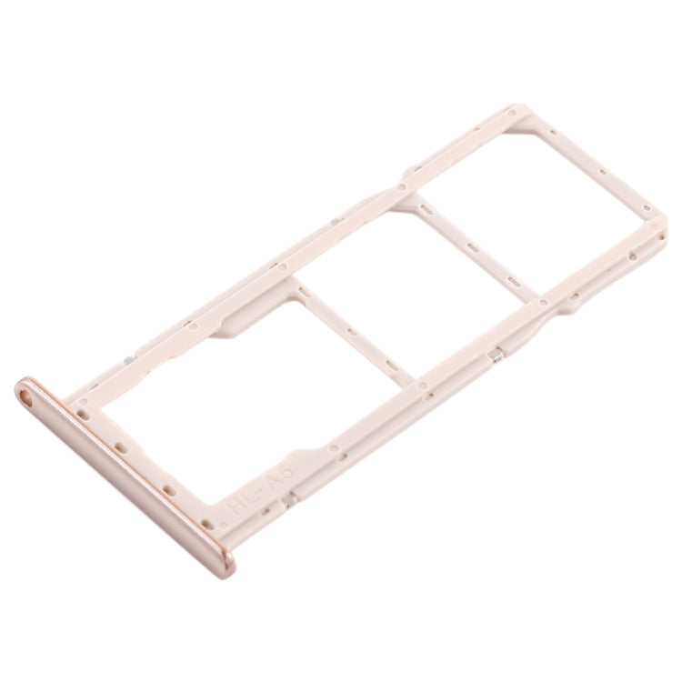 SIM Card Tray + Micro SD Card Tray for Huawei Honor 8C (Gold) - Card Socket by PMc TechLife | Online Shopping South Africa | PMc TechLife | Buy Now Pay Later Mobicred