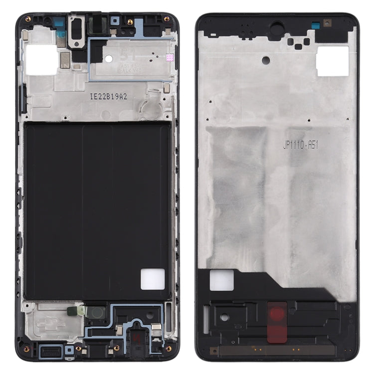 For Samsung Galaxy A51  Front Housing LCD Frame Bezel Plate (Black) - free shipping - PMc TechLife - Order now!