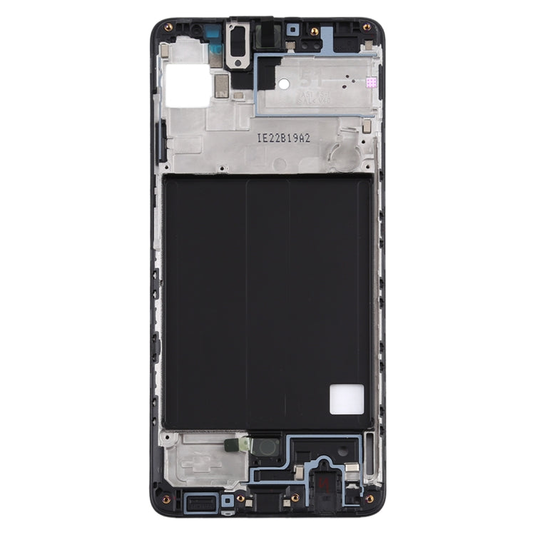 For Samsung Galaxy A51  Front Housing LCD Frame Bezel Plate (Black) - free shipping - PMc TechLife - Order now!