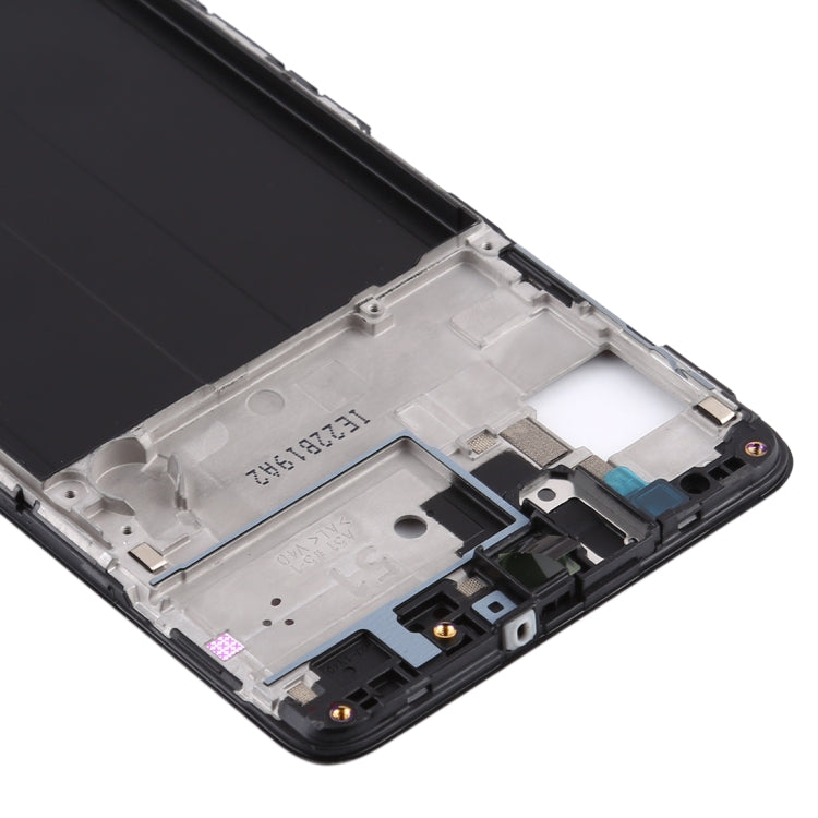 For Samsung Galaxy A51  Front Housing LCD Frame Bezel Plate (Black) - free shipping - PMc TechLife - Order now!
