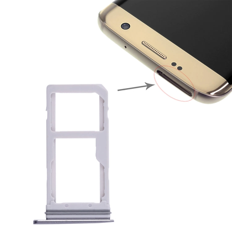 For Galaxy S7 Edge 2 SIM Card Tray / Micro SD Card Tray (Blue) - free shipping - PMc TechLife - Order now!